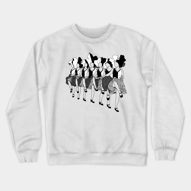 Chorus Line Crewneck Sweatshirt by AYar